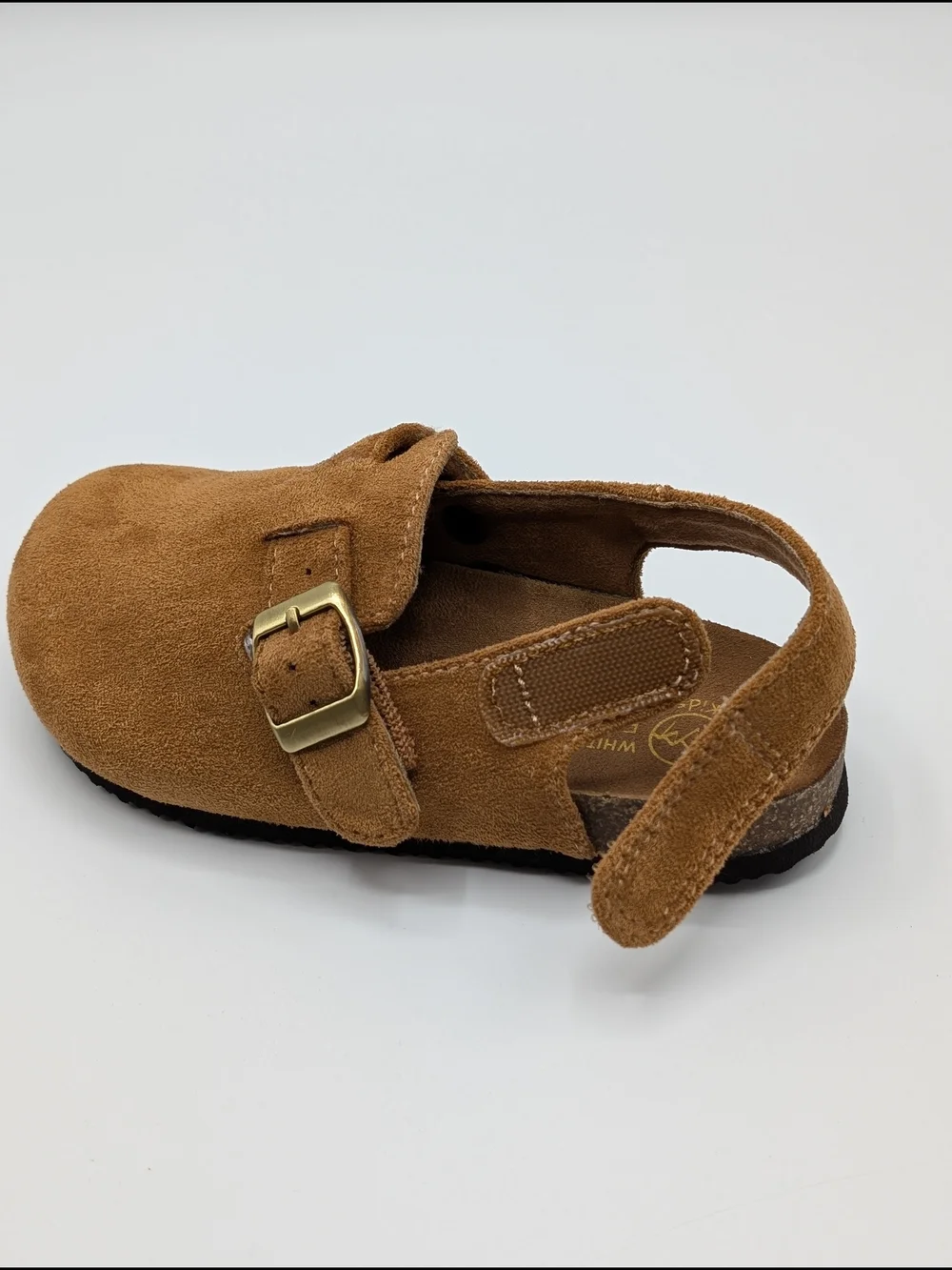 White Mountain Foodbed Shoes Little Kids 9 Suede Backstrap Clogs in Brown Benni